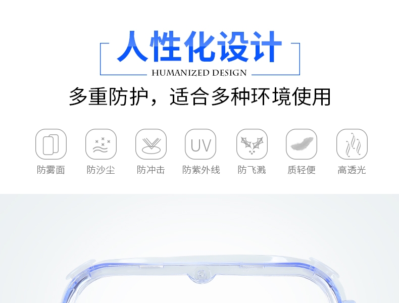 3M 1621 防化学护目镜
