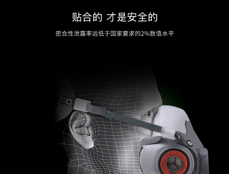 3M 6200 半面型防护面罩(中号) 3M 6200 半面型防护面罩(中号)