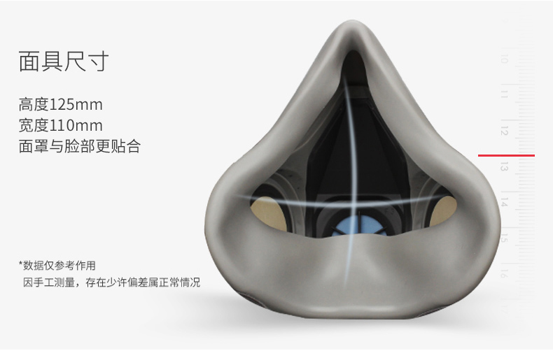 3M 6200 半面型防护面罩(中号) 3M 6200 半面型防护面罩(中号)