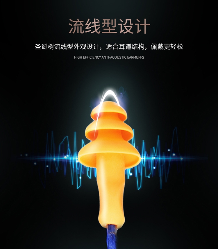 3M 1270 圣诞树型带线耳塞（SNR25dB）