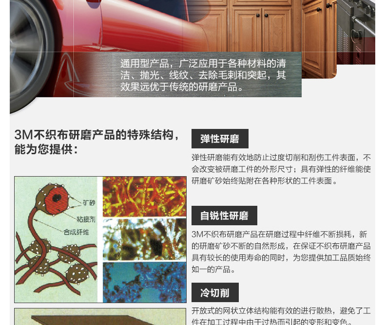 3M 7447C工业百洁布 3M 7447C工业百洁布