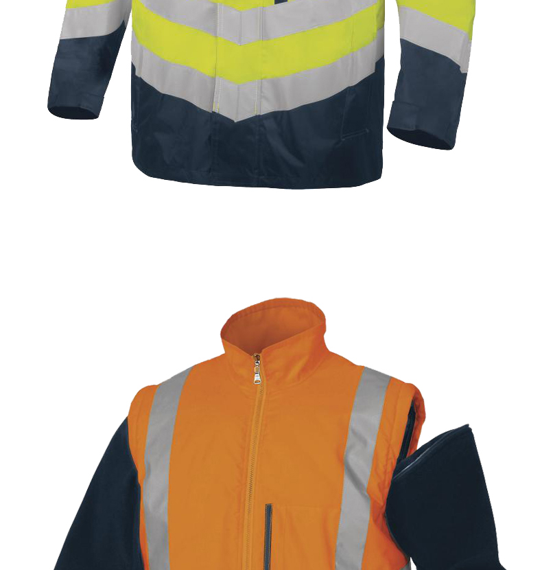 代尔塔404010 OPTIMUM3合1荧光防寒服含内夹克S 代尔塔404010 OPTIMUM3合1荧光防寒服含内夹克S