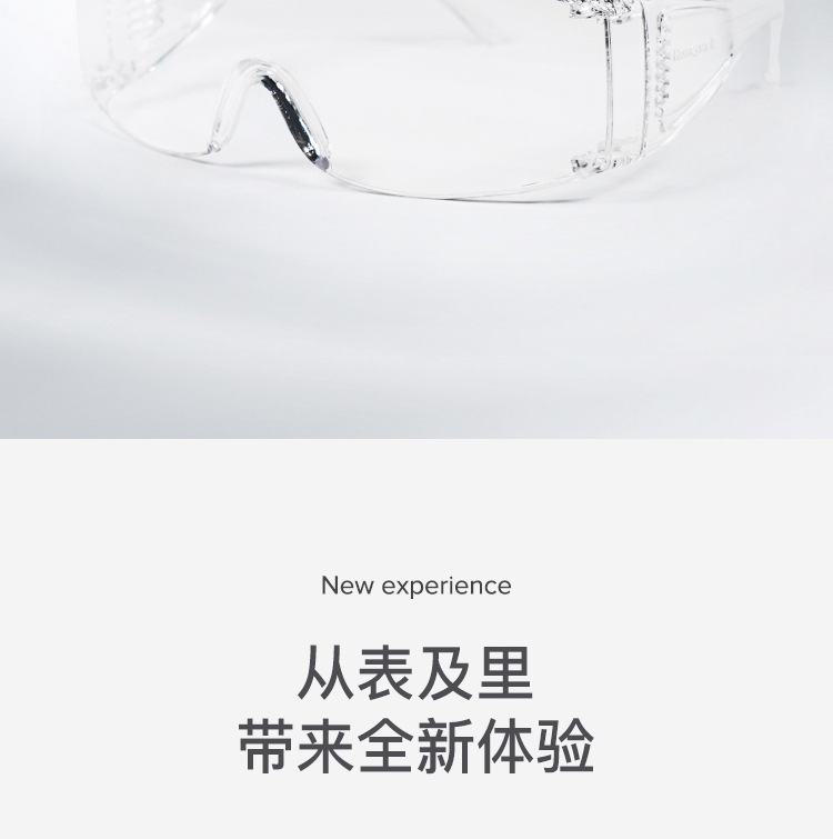 霍尼韦尔100002 VisiOTG-A 透明防雾镜片 访客眼镜