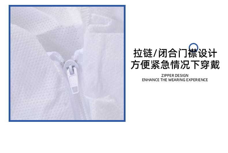 3M 4515白色带帽连体防护服M