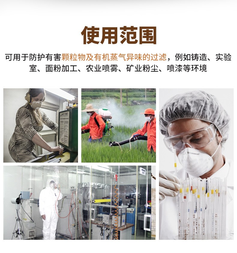 3M 8247CN R95 有机蒸气异味及防颗粒物口罩 3M 8247CN R95 有机蒸气异味及防颗粒物口罩