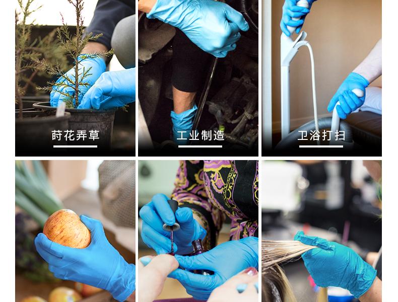 爱马斯 APFNCMD40100一次性蓝色医用丁腈检查手套(耐用型 无粉 麻面 4.6g)特小号 爱马斯 APFNCMD40100一次性蓝色医用丁腈检查手套(耐用型 无粉 麻面 4.6g)特小号