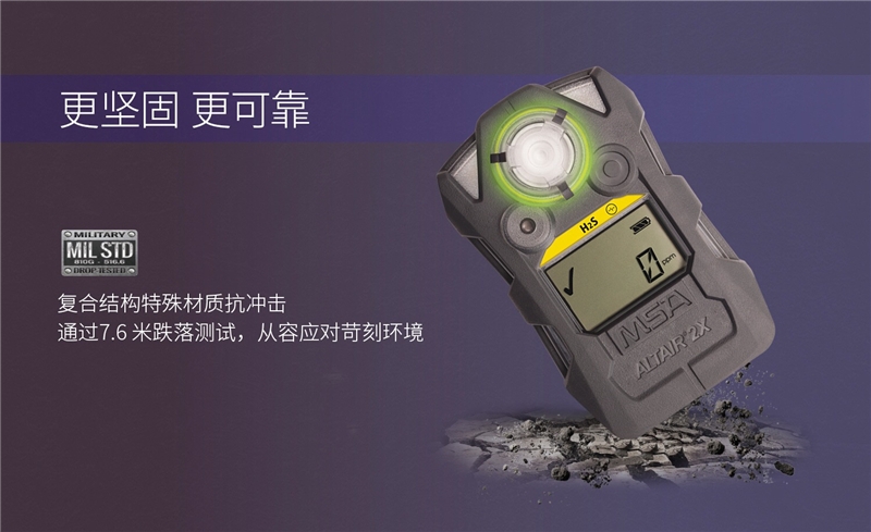 MSA/梅思安 10162581（进口版）天鹰2X 单一便携式气体检测仪H2S