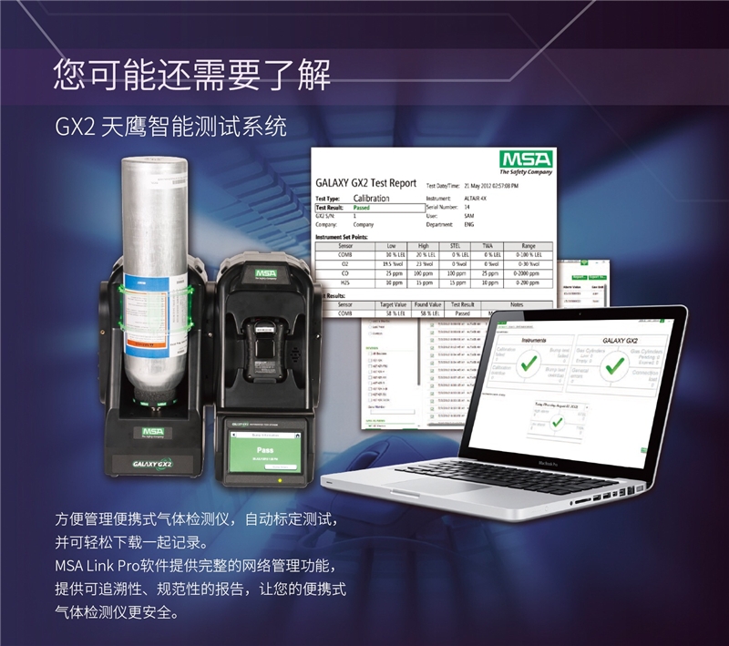MSA/梅思安 10161477（进口版） 天鹰2XT 双气体检测仪 CO/H2S（一氧化碳/硫化氢）