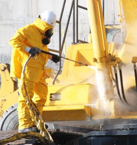 Ammonia gas leakage