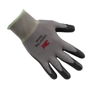 3M WX300921193 Comfort Anti slip and Wear resistant Gloves Gray L