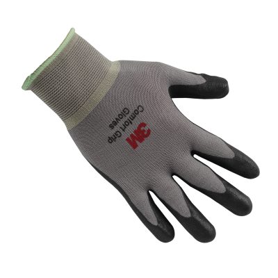 3M WX300921193 Comfort Anti slip and Wear resistant Gloves Gray L