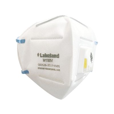 LAKELAND/Lexus M100V KN95 Foldable Ear Wear Valve Protective Mask