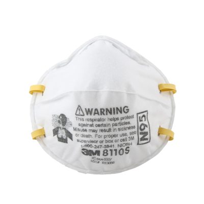 3M 8110S Head Mounted Particle and Dust Mask
