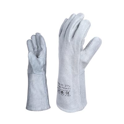 SAFEMAN Junyu 7221 two-layer thick welding gloves (35cm fireproof wire) – one size fits all